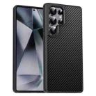 For Samsung Galaxy S24 Ultra 5G Pita Series TPU + PC Texture Phone Case(Black) - 1