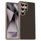 For Samsung Galaxy S24 Ultra 5G Pita Series TPU + PC Texture Phone Case(Gold) - 1