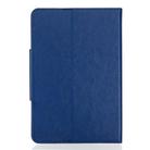 For 7 inch Tablets Universal Solid Color Horizontal Flip Leather Case with Card Slots & Holder & Wallet(Navy Blue) - 3