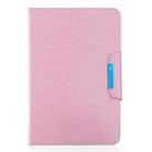 For 7 inch Tablets Universal Solid Color Horizontal Flip Leather Case with Card Slots & Holder & Wallet(Pink) - 2