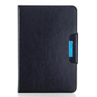 For 7 inch Tablets Universal Solid Color Horizontal Flip Leather Case with Card Slots & Holder & Wallet(Black) - 2