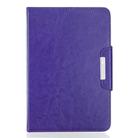 For 7 inch Tablets Universal Solid Color Horizontal Flip Leather Case with Card Slots & Holder & Wallet(Purple) - 2