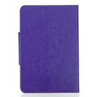 For 7 inch Tablets Universal Solid Color Horizontal Flip Leather Case with Card Slots & Holder & Wallet(Purple) - 3