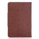 For 7 inch Tablets Universal Solid Color Horizontal Flip Leather Case with Card Slots & Holder & Wallet(Brown) - 3