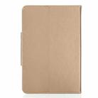 For 8 inch Tablets Universal Solid Color Horizontal Flip Leather Case with Card Slots & Holder & Wallet(Gold) - 2