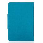 For 8 inch Tablets Universal Solid Color Horizontal Flip Leather Case with Card Slots & Holder & Wallet(Light Blue) - 3