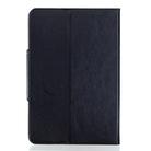 For 8 inch Tablets Universal Solid Color Horizontal Flip Leather Case with Card Slots & Holder & Wallet(Black) - 3