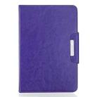 For 8 inch Tablets Universal Solid Color Horizontal Flip Leather Case with Card Slots & Holder & Wallet(Purple) - 2