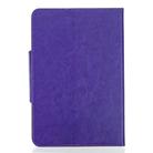 For 8 inch Tablets Universal Solid Color Horizontal Flip Leather Case with Card Slots & Holder & Wallet(Purple) - 2