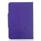 For 8 inch Tablets Universal Solid Color Horizontal Flip Leather Case with Card Slots & Holder & Wallet(Purple) - 3