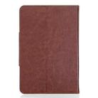 For 8 inch Tablets Universal Solid Color Horizontal Flip Leather Case with Card Slots & Holder & Wallet(Brown) - 3