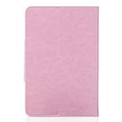 For 10 inch Tablets Universal Solid Color Horizontal Flip Leather Case with Card Slots & Holder & Wallet(Pink) - 3