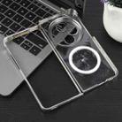 For OPPO Find N3 / OnePlus Open 6D Glossy Electroplated PC MagSafe Phone Case(Galaxy Silver) - 3