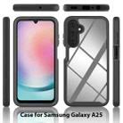 For Samsung Galaxy A25 5G Starry Sky Solid Color Series PC + TPU Phone Case with PET Film(Sky Blue) - 2