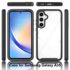 For Samsung Galaxy A55 5G Starry Sky Solid Color Series PC + TPU Phone Case with PET Film(Purple) - 2