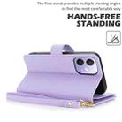 For OPPO A3 4G / 5G Global / A3X 4G / 5G India Multi-Card Wallet RFID Leather Phone Case(Light Purple) - 3