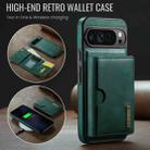 For Google Pixel 9 Pro XL DG.MING M6 Series RFID Tri-fold Card Bag Removable Leather Phone Case(Green) - 2