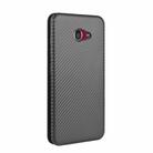 For Kyocera Basio 4 KYV47 Carbon Fiber Texture Horizontal Flip TPU + PC + PU Leather Case with Card Slot(Black) - 3