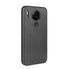 For Blackview A80 Carbon Fiber Texture Horizontal Flip TPU + PC + PU Leather Case with Card Slot(Black) - 3