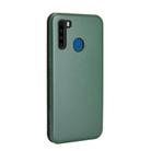 For Blackview A80 Pro Carbon Fiber Texture Horizontal Flip TPU + PC + PU Leather Case with Card Slot(Green) - 3