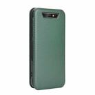 For Blackview BV5500 / BV5500 Pro / BV5500 Plus Carbon Fiber Texture Horizontal Flip TPU + PC + PU Leather Case with Card Slot(Green) - 3