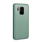 For Oukitel C18 Pro Carbon Fiber Texture Horizontal Flip TPU + PC + PU Leather Case with Card Slot(Green) - 3