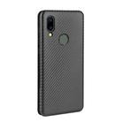 For UMIDIGI A3S Carbon Fiber Texture Horizontal Flip TPU + PC + PU Leather Case with Card Slot(Black) - 3