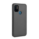 For UMIDIGI A7 Pro Carbon Fiber Texture Horizontal Flip TPU + PC + PU Leather Case with Card Slot(Black) - 3