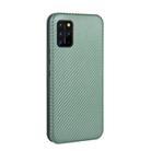 For UMIDIGI S5 Pro Carbon Fiber Texture Horizontal Flip TPU + PC + PU Leather Case with Card Slot(Green) - 3