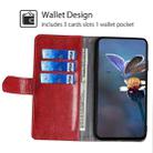 For Redmi 13 4G Geometric Stitching Leather Phone Case(Red) - 2