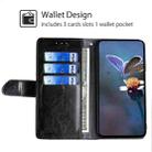 For Rakuten Hand 5G Geometric Stitching Leather Phone Case(Black) - 2