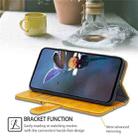 For Rakuten Hand 5G Geometric Stitching Leather Phone Case(Yellow) - 3