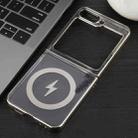 For Samsung Galaxy Z Flip5 6D Glossy Electroplated PC MagSafe Phone Case(Titanium Gray) - 2