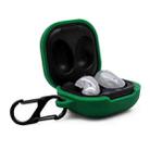 For Samsung Galaxy Buds Live Anti-fall Silicone Earphone Protective Case with Hook(Green) - 1