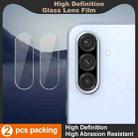 For Samsung Galaxy A26 5G 2 PCS/Set IMAK HD Glass Rear Camera Lens Film - 3