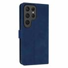 For Samsung Galaxy S25 Ultra 5G AZNS Skin Feel Calf Texture Flip Leather Phone Case(Blue) - 3