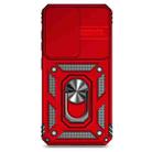 For Samsung Galaxy S25 5G Sliding Camshield Holder Phone Case(Red) - 2