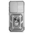 For Samsung Galaxy S25 5G Sliding Camshield Holder Phone Case(Silver) - 2