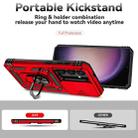 For Samsung Galaxy S25+ 5G Sliding Camshield Holder Phone Case(Red) - 3