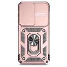 For Samsung Galaxy S25+ 5G Sliding Camshield Holder Phone Case(Rose Gold) - 2
