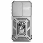 For Samsung Galaxy S25+ 5G Sliding Camshield Holder Phone Case(Silver) - 2