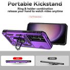 For Samsung Galaxy S25+ 5G Sliding Camshield Holder Phone Case(Purple) - 3