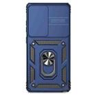 For Samsung Galaxy S25 Ultra 5G Sliding Camshield Holder Phone Case(Blue) - 2