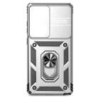 For Samsung Galaxy S25 Ultra 5G Sliding Camshield Holder Phone Case(Silver) - 2