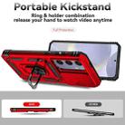 For Samsung Galaxy S24 FE 5G Sliding Camshield Holder Phone Case(Red) - 3
