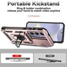 For Samsung Galaxy S24 FE 5G Sliding Camshield Holder Phone Case(Rose Gold) - 3