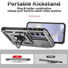 For Samsung Galaxy S24 FE 5G Sliding Camshield Holder Phone Case(Silver) - 3