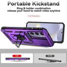 For Samsung Galaxy S24 FE 5G Sliding Camshield Holder Phone Case(Purple) - 3