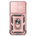 For Samsung Galaxy S25 Edge 5G Sliding Camshield Holder Phone Case(Rose Gold) - 2