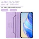 For Motorola Edge 5G 2024 RC01 Dual-Folded Magnetic Suction RFID Leather Phone Case(Light Purple) - 3